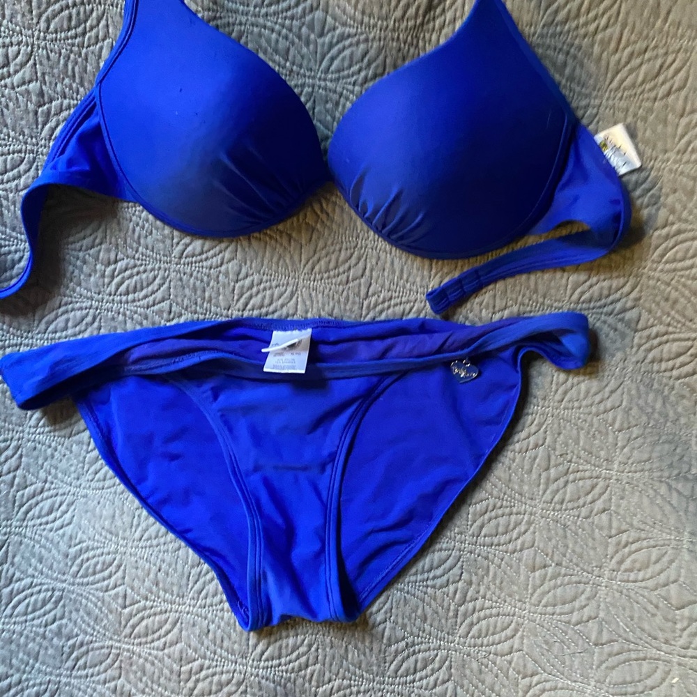 Blue bikini, body glove